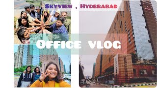 Office Vlog  Genpact Hyderabad  Skyview Building office hyderabad appoloniasvlog [upl. by Ehrman]