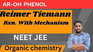 Reimer Tiemann Chemical Rxn in Phenol Salicylaldehyde Formation with mechanism education neet [upl. by Hanas]