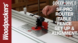 Deep Dive  SFPro Router Table Fence Set Up amp Alignment [upl. by Innavoig183]