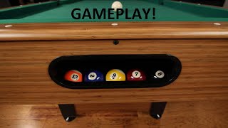 Mizerak Dynasty Space Saver 65ft Billiard Table Gameplay [upl. by Thun]