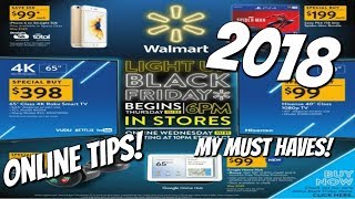 WALMART BLACK FRIDAY 2018 MY MUST HAVES amp TIPS [upl. by Oicangi]