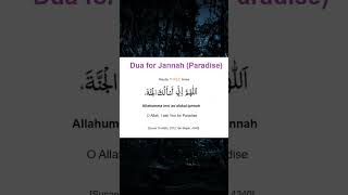 Dua for Jannah jannah islam halal muslim islamic dua allah surah facts gaming [upl. by Breena]