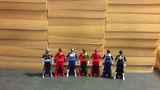 Legend Sentai Series Candy Toy Ranger Key Sets 13 Review [upl. by Enyallij]