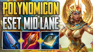 IS POLYNOMICON OP Eset Mid Gameplay SMITE Conquest AZ [upl. by Yenar]