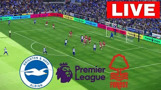 🔴Live  Brighton vs Nottingham I English Premier League 202425 Full Live Streaming [upl. by Paucker]