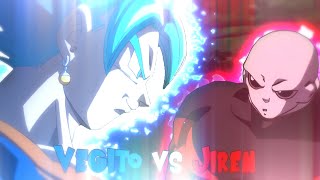 Vegito vs Jiren ベジットvsジレン Full Fight Fan Made Animation [upl. by Arreit454]