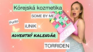 Kórejské produkty  adventný kalendár časť 1 [upl. by Benjie]