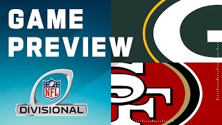 Green Bay Packers vs San Fransisco 49ers  2023 Divisional Round Game Preview [upl. by Anirtac]