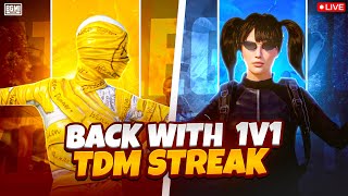 BGMI 1V1 TDM LIVE  1V1 STREAK MATCH  BGMI CUSTOM ROOM LIVE  1V1 TDM LIVE [upl. by Noreen]