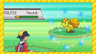 Live Shiny Vulpix after 6728 random encounters Pokemon SoulSilver [upl. by Enalda]