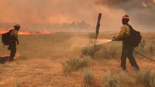 Destructive fires sweep through Montana [upl. by Neesay]