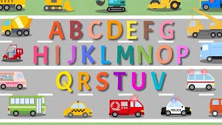 【子供が夢中になる】ABCの歌♪ Part④ 英語のうた♪ ABC song♪ はたらくくるま♪ abc song♪ alphabet song♪ abcd song♪ [upl. by Nema]