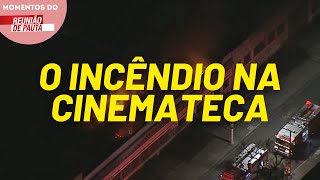 O incêndio na Cinemateca  Momentos do Reunião de Pauta [upl. by Icrad]