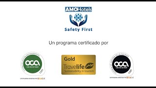 AMO Hotels Safety First Benalmádena Palace  English [upl. by Nedac639]