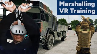 Military Marshalling VR Training  Quest 3 and Pico 4 [upl. by Karlik]