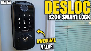 This Smart Lock is TOO GOOD For It’s Price  DESLOC B200 Fingerprint Smart Lock Review [upl. by Kinzer]