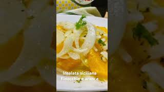 Insalata di finocchi e arance siciliana shortvideo share finocchi arance insalata [upl. by Florette]