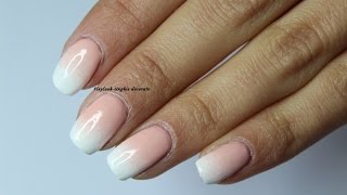 Video tutorial 140 Nail art unghie french bianca sfumata By Flaylook [upl. by Sterling]