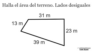 CÓMO SACAR LOS METROS CUADRADOS DE UN TERRENO IRREGULAR DE 4 LADOS [upl. by Byers]