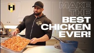 MUSCLE BUILDING MEALS  HOW TO MAKE THE BEST CHICKEN EVER [upl. by Osmen796]