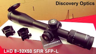 RifleScope DiscoveryOPT New LHD 832X50SFIR SFPL Firearms Rifle Scope Discovery Optics LHD ED HD [upl. by Isaak]