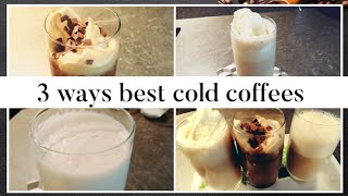 Cold Coffee Recipe  How To Make Cold Coffee without ice cream at home  Dining With You [upl. by Rexanna]