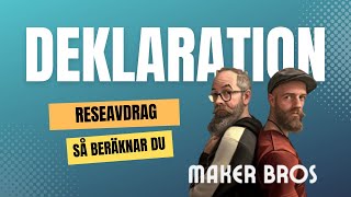 Deklaration  Reseavdrag så beräknar du [upl. by Vogel]