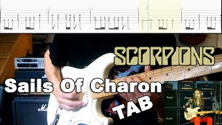 Sails Of Charon  Scorpions Cover amp TAB [upl. by Melisande]