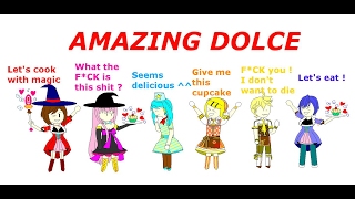 Vocaloid x6 Amazing Dolce  Meiko Luka Len Kaito Rin Miku Full Song [upl. by Ydnem564]