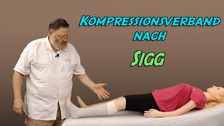 Kompressionsverband nach Sigg [upl. by Alletsyrc]