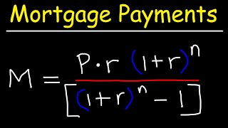 How To Calculate Your Monthly Mortgage Payment Given The Principal Interest Rate amp Loan Period [upl. by Nahtnamas]