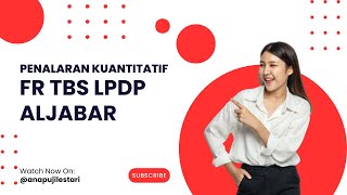 FR TBS LPDP Penalaran Kuantitatif Aljabar [upl. by Flanders]