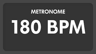 180 BPM  Metronome [upl. by Ycnaffit294]