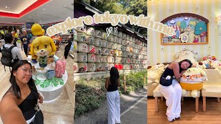 JAPAN VLOG 🌸 visiting shibuya and harajuku pompompurin cafe eating yummy food amp more [upl. by Chuch690]