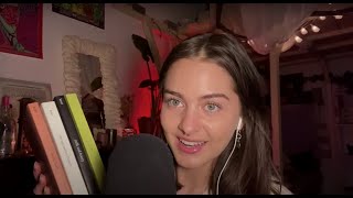 ASMR reading poetry [upl. by Ahsoyek]