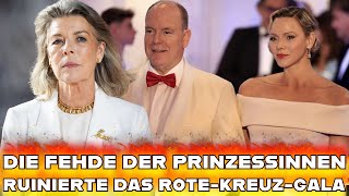 Prinzessin Caroline von Monaco verpasst das RoteKreuzGala wegen Fehde mit Prinzessin Charlène [upl. by Eintruoc]