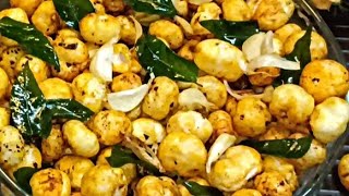 Makhana Garlic Masala  Crispy Makhana Snack recipe  Lotus seed Recipe [upl. by Manouch260]