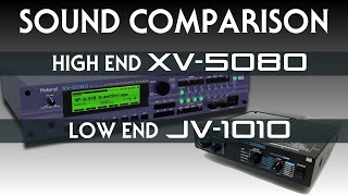 Comparison XV 5080 High End amp JV 1010 Low End [upl. by Ydnes]