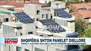 Shqipëria shton panelet diellore Energji elektrike nga dielli rritet prodhimi nga fotovoltaikët [upl. by Severson]