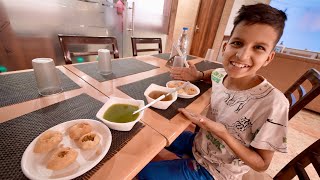 GolGappa Challenge With Piyush 😅 [upl. by Miett697]