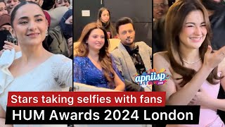 Hum Awards 2024 London with Hania Aamir Atif Aslam Mahira Khan Yumna Zaidi Ahad Raza Mir [upl. by Sarnoff]