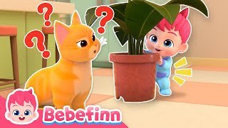 😻 Hide and Seek with BooㅣEP144ㅣSong for KidsㅣBebefinn Nursery Rhymes [upl. by Astrid]