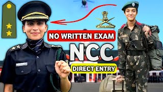 NCC Direct Entry to Indian Army  Eligibility  Qualification  Selection Process  Training [upl. by Noynek]