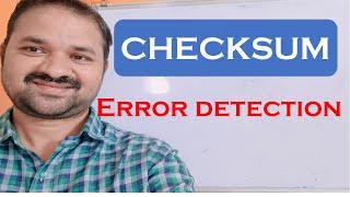 Checksum  Error Detection Technique [upl. by Eulalie973]