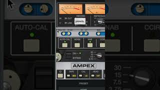 Exploring presets on the Ampex ATR 102 Master Tape Machine Extension in Luna DAW mixinglessons [upl. by Etteniotna510]