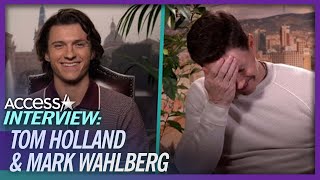 Tom Holland Thought Mark Wahlberg Gifted Him A SelfPleasure Massage Gun [upl. by Gregorius]