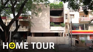 This 2400 sq ft Modern Luxury Home in Bengaluru has a Unique Artistic Flair House Tour [upl. by Martie]