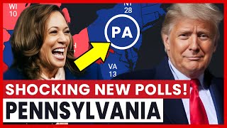 Pennsylvania Poll Results AUGUST 2328 Donald Trump vs Kamala Harris 2024 US Election [upl. by Certie]