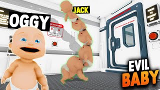 👶OGGY The Evil Baby DESTROY the SECRET DOOR  Whos Your Daddy ftOggy [upl. by Bell]