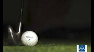 Golf impacts  Slow motion video [upl. by Lebbie]